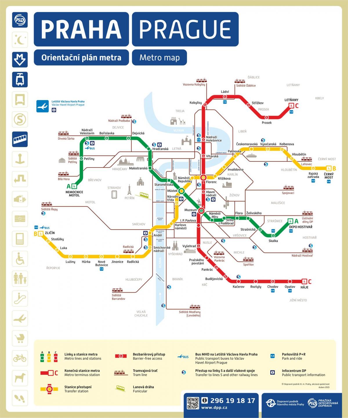 prag metro mappa