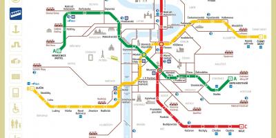 Prag metro mappa